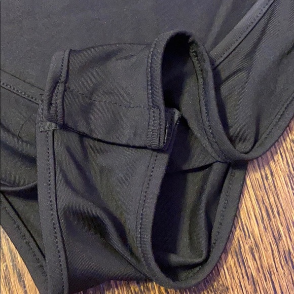 MiXiaoJie Black Cut-Out Bodysuit - Picture 7 of 9